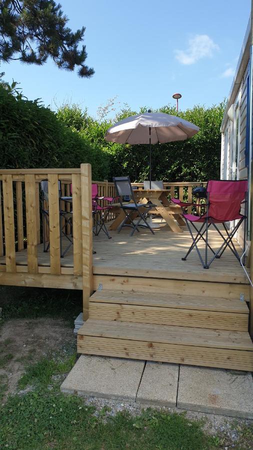 Mobil Home 6-8 Places Parcelle 4 Climatise Biville-sur-Mer Ngoại thất bức ảnh